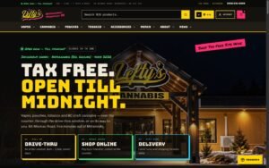 Lefty's Dispensary site in development: tax-free, open till midnight hero with drive-thru, online shop and delivery